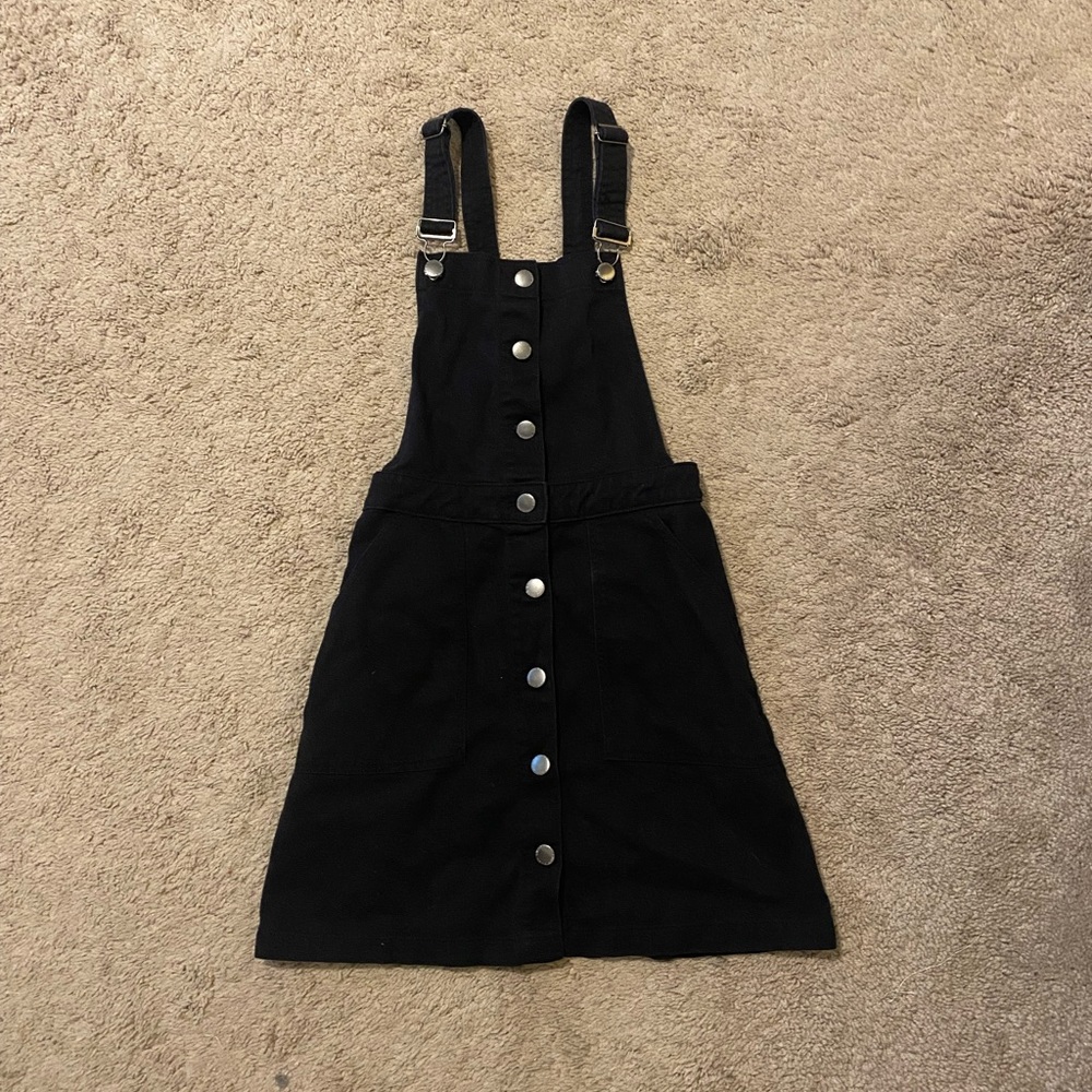 Jean overall dress